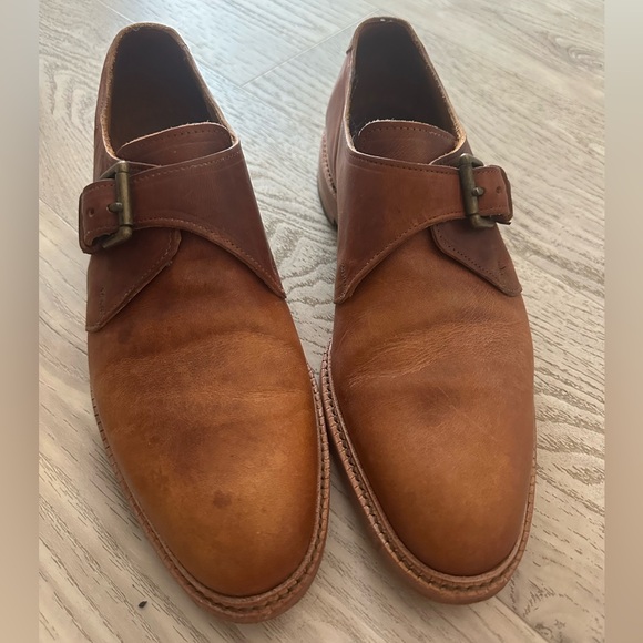 Allen Edmonds Tan Leather Oxfords - Picture 1 of 7